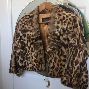 Rabbit Fur Bolero  jacket